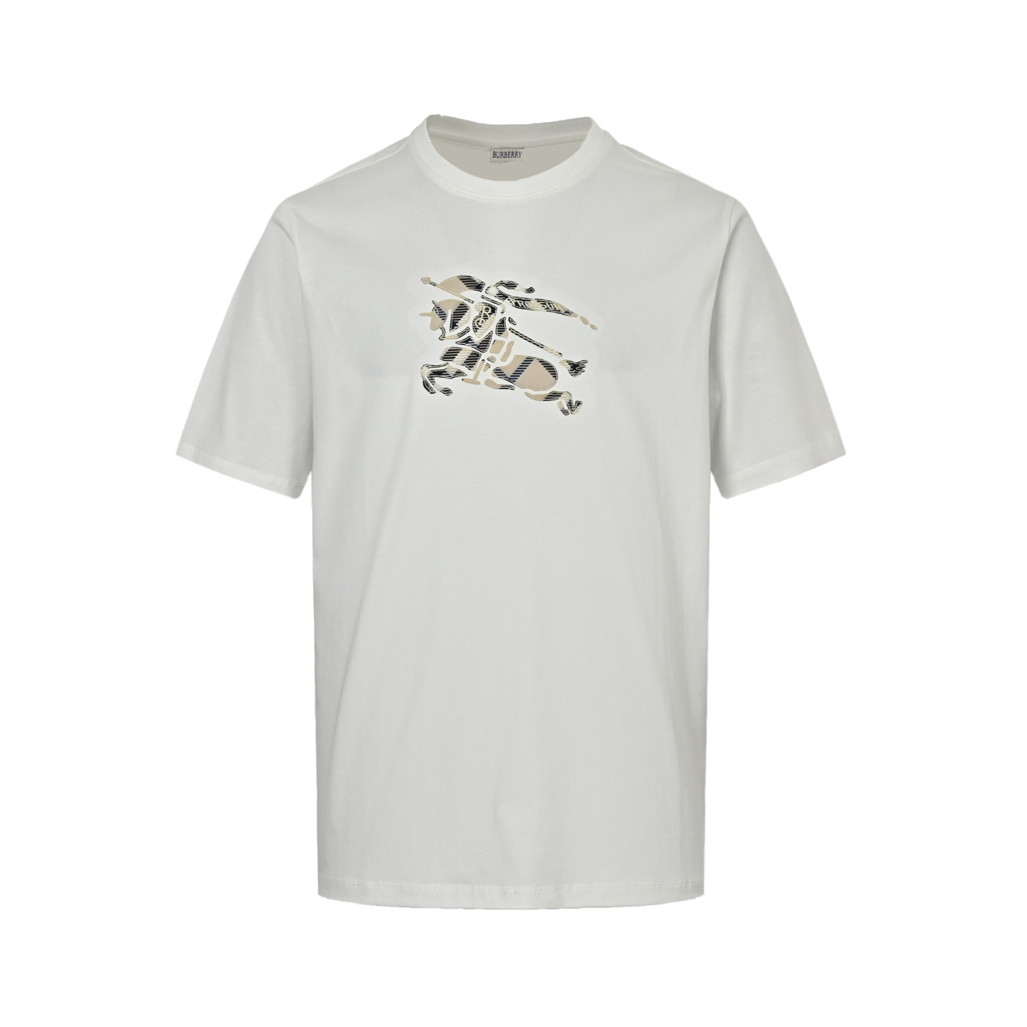 Burberry Checked Warhorse Embroidered Short Sleeve