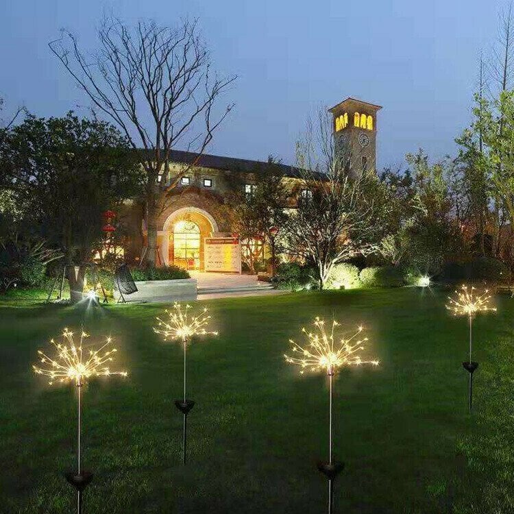 [ 70% OFF Sale Ends In Today]- Waterproof  Solar Garden  Fireworks Lamp