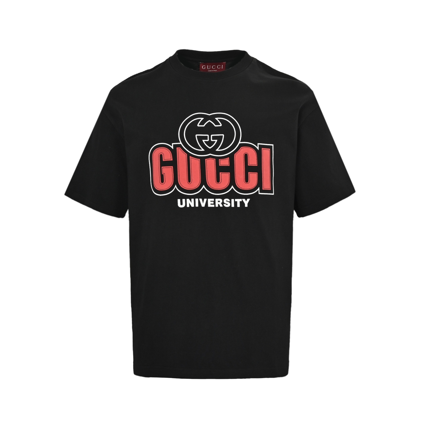 Gucci 25ss short sleeves with lettering print on chest