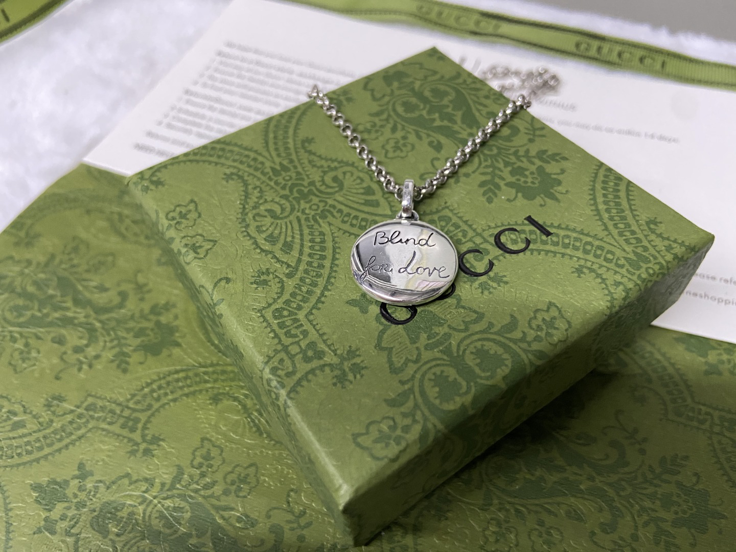 Gucci Fearless Tiger Head Necklace