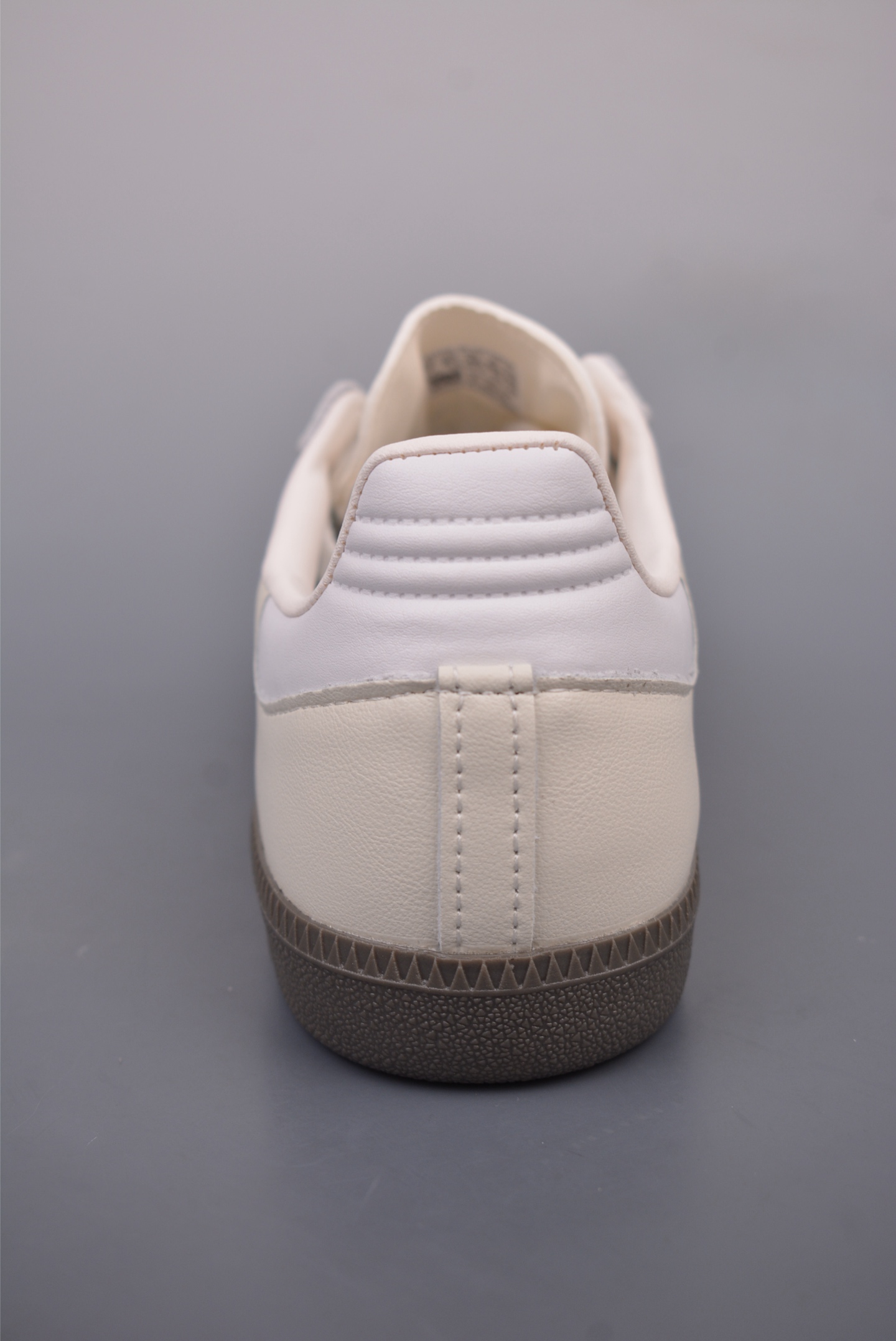 Adidas Originals Samba OG leather white grey raw rubber sole JR8166