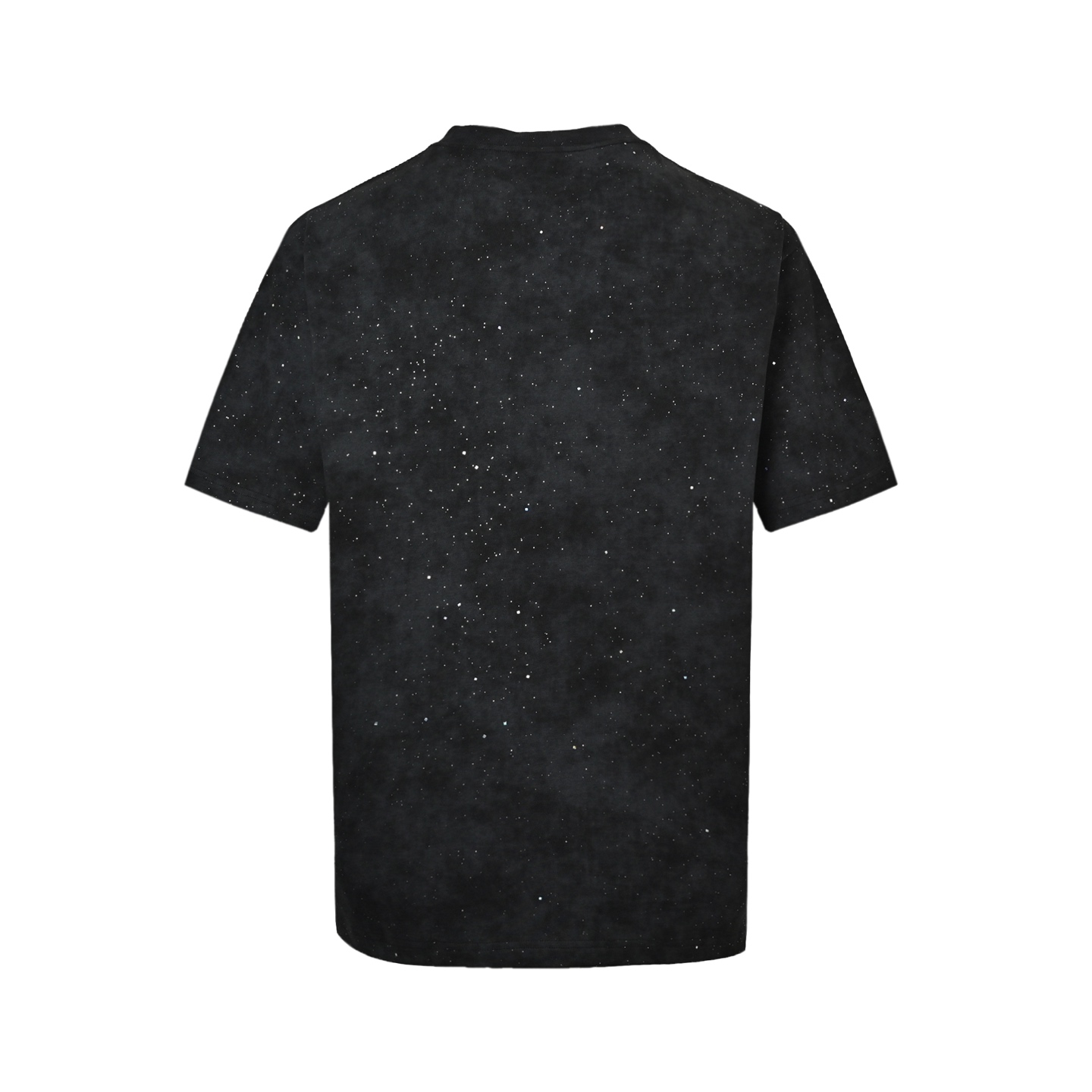 Balenciaga 25ss rendering starry sky embroidered letter short sleeve