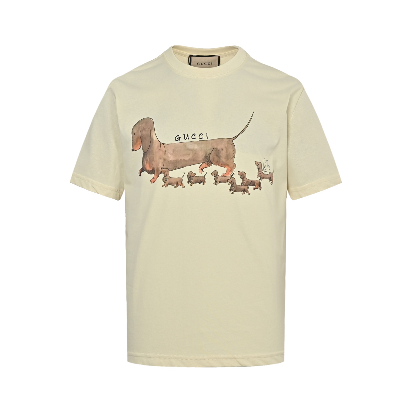 Gucci 25ss funny cartoon series printed short sleeves