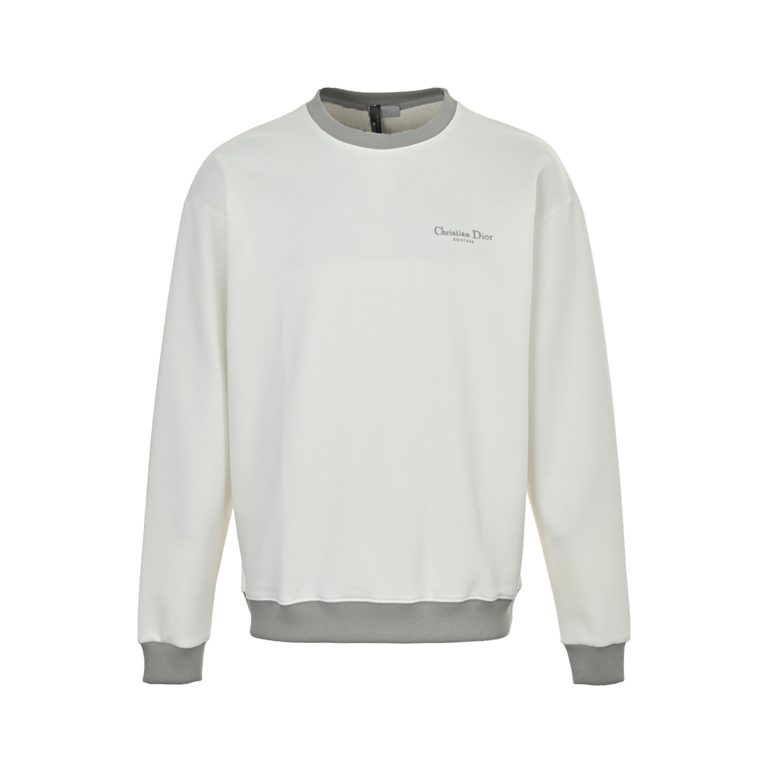 Dior 24Fw monogram logo print paneled sweatshirt