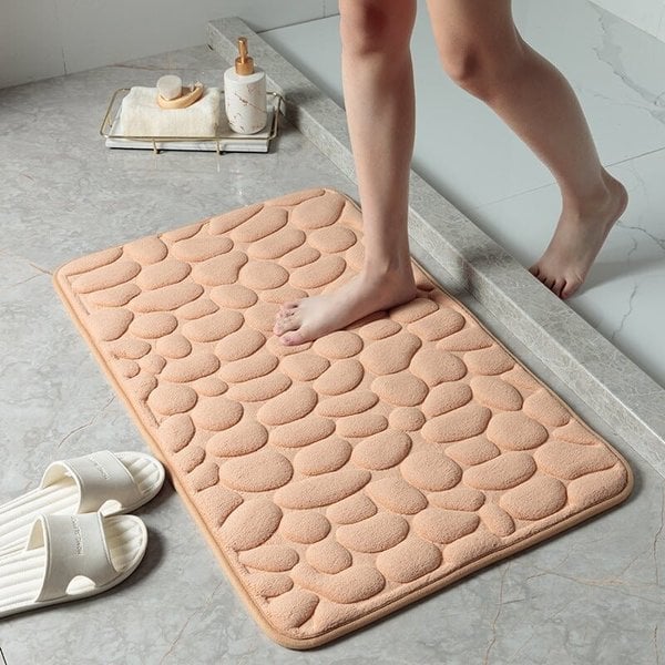 💥Cobblestone Embossed Bathroom Bath Mat💥