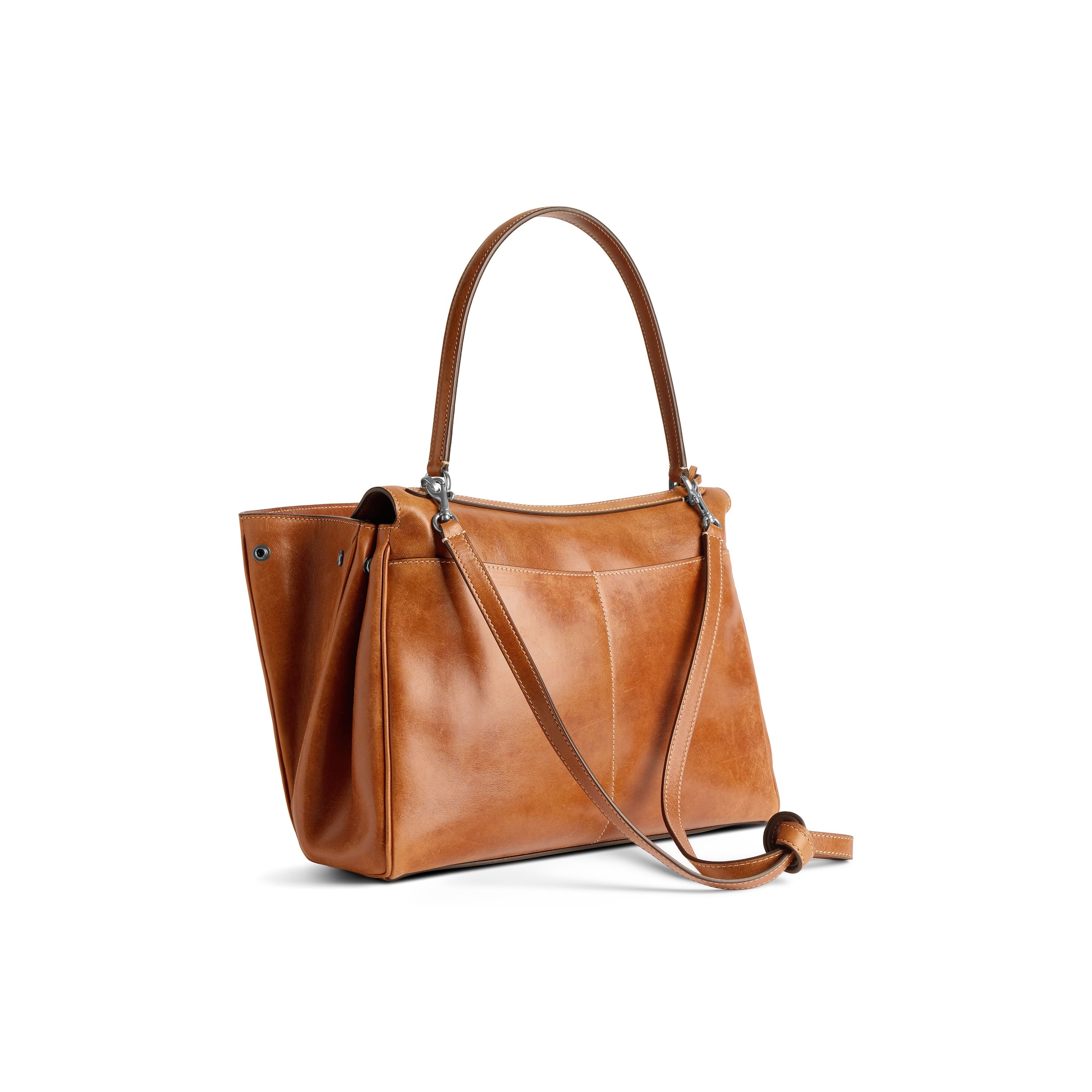 Balenciaga Women's Rodeo Handbag Medium in Tan Cowboy7897722ABP72753