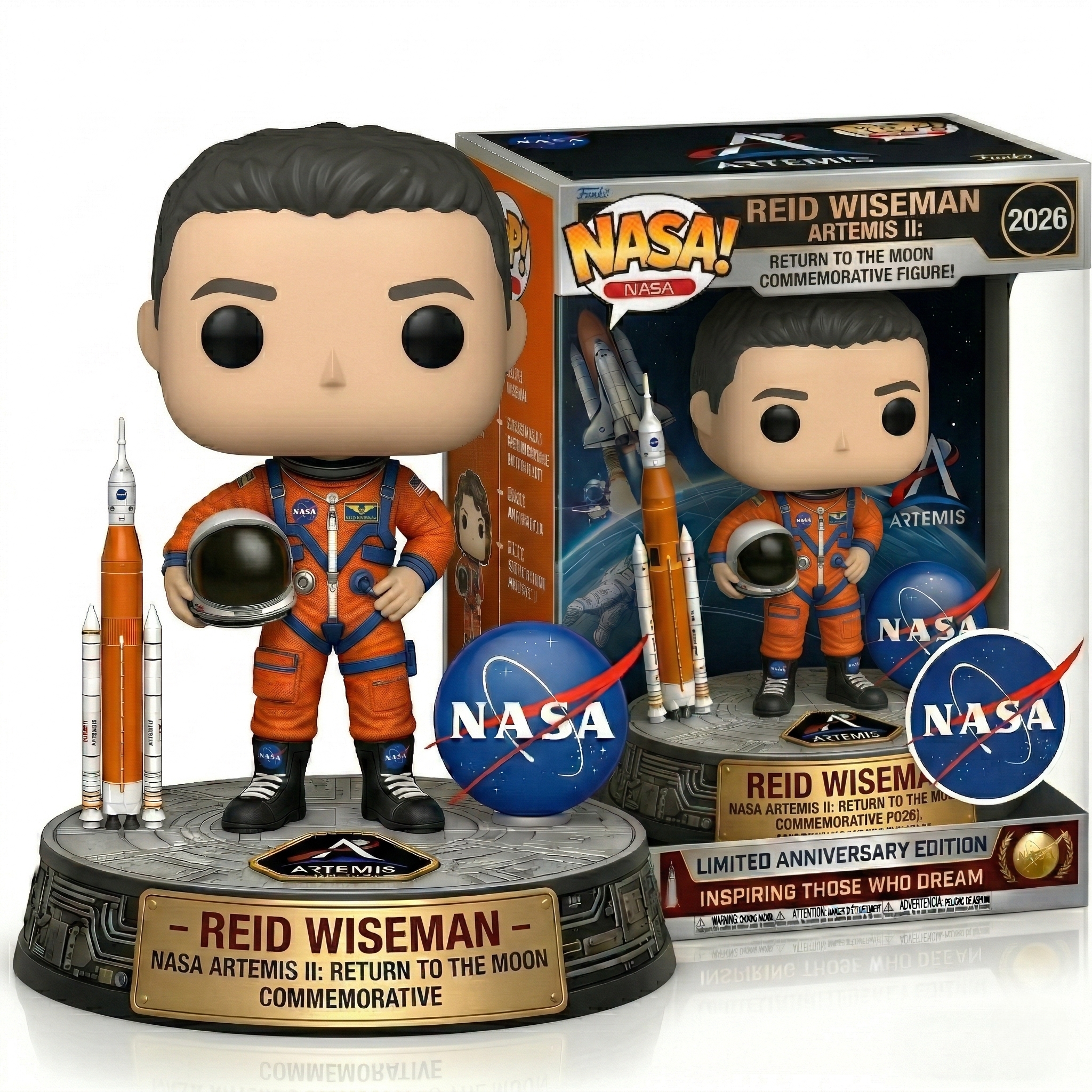 🛰️NASA Artemis II Astronaut Funko Pop!