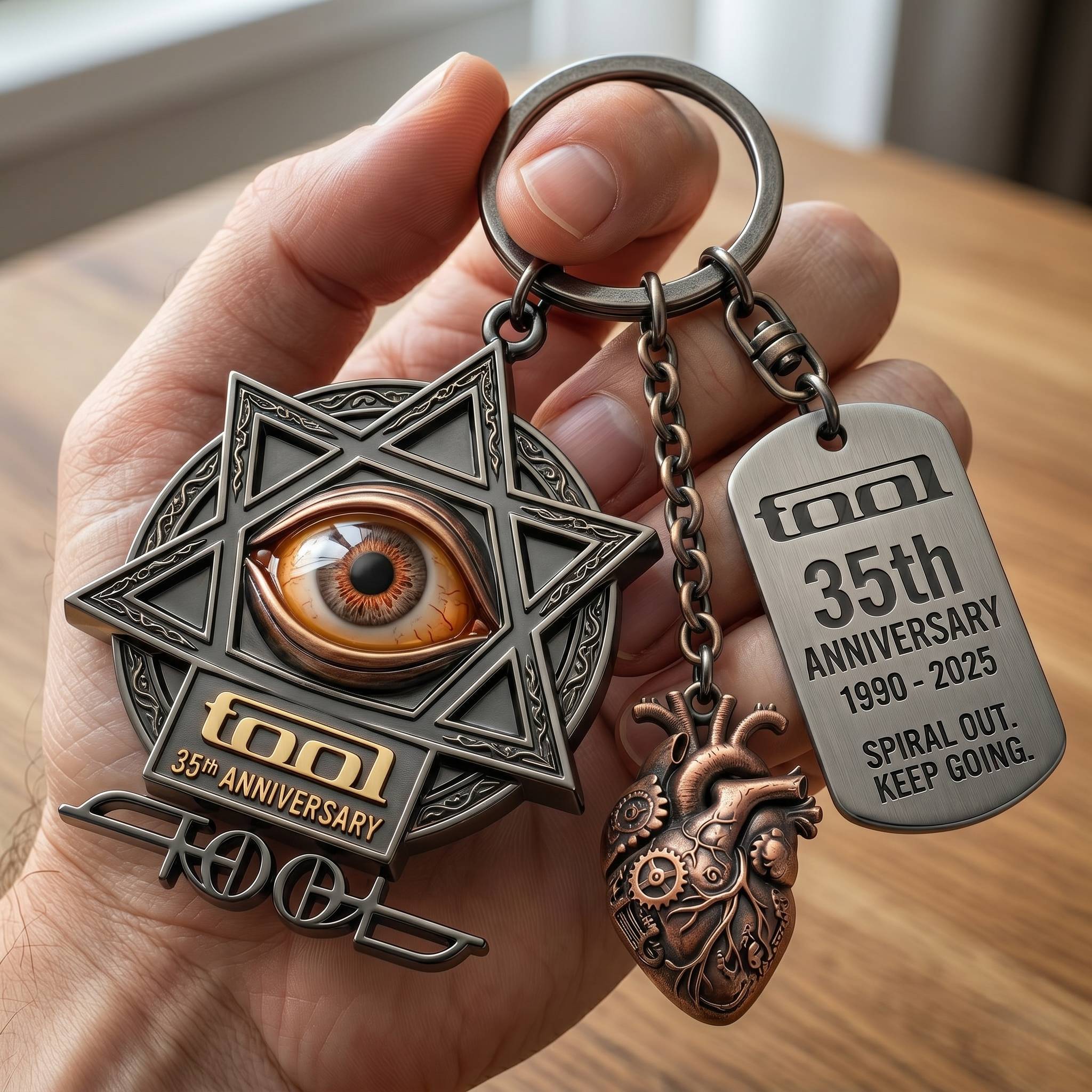 Tool 35th Anniversary Collectible Keychain