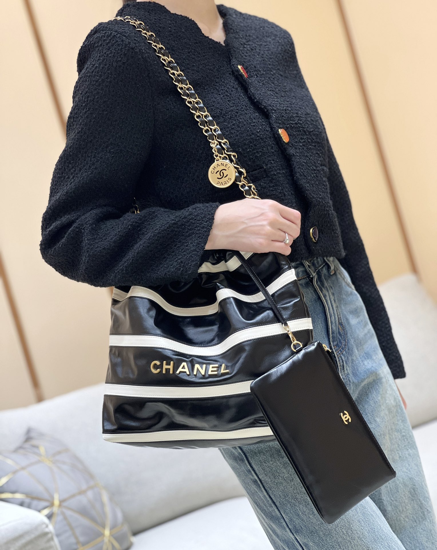 Chanel 24S Spring/Summer Collection Limited Edition Colorblock Handbag AS3260