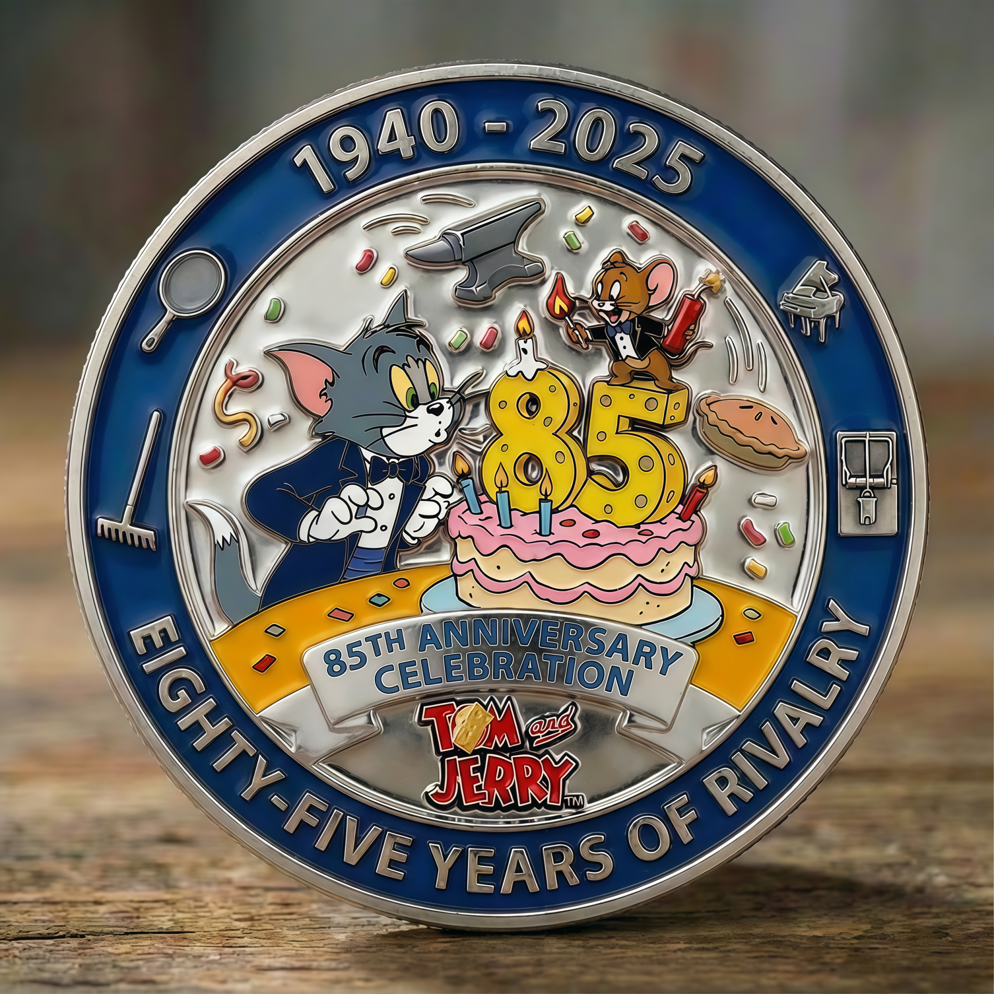 Tom and Jerry 85th Anniversary Commemorative Coin