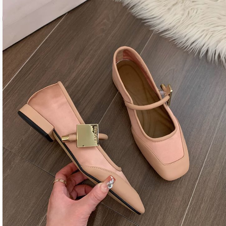High-Grade Mary Jane Shoes in a French Style for Women