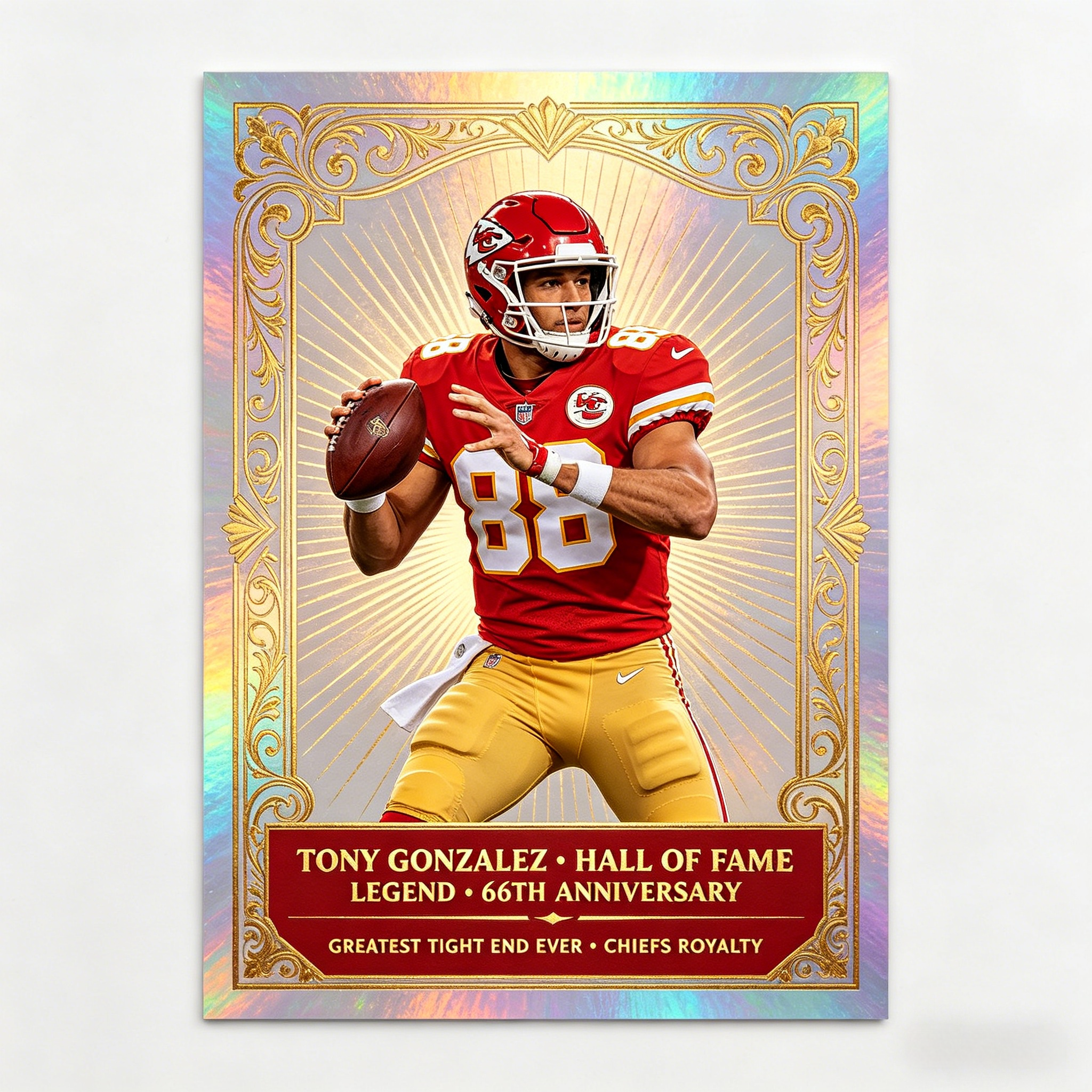 Kansas City Chiefs 66th Anniversary Collector Trading Card Set