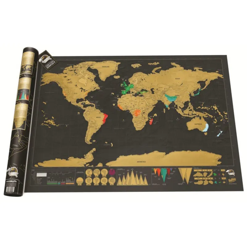 🔥Last Day 60% OFF🔥Scratch Map of the World