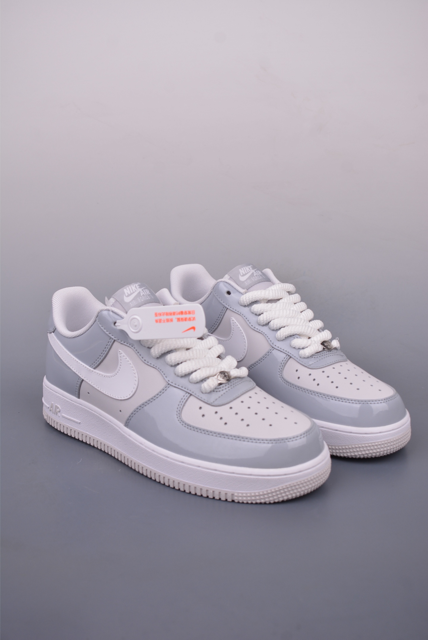 Nike Air Force 1'07 Low Sneakers Mirror White Gray HV9405 001