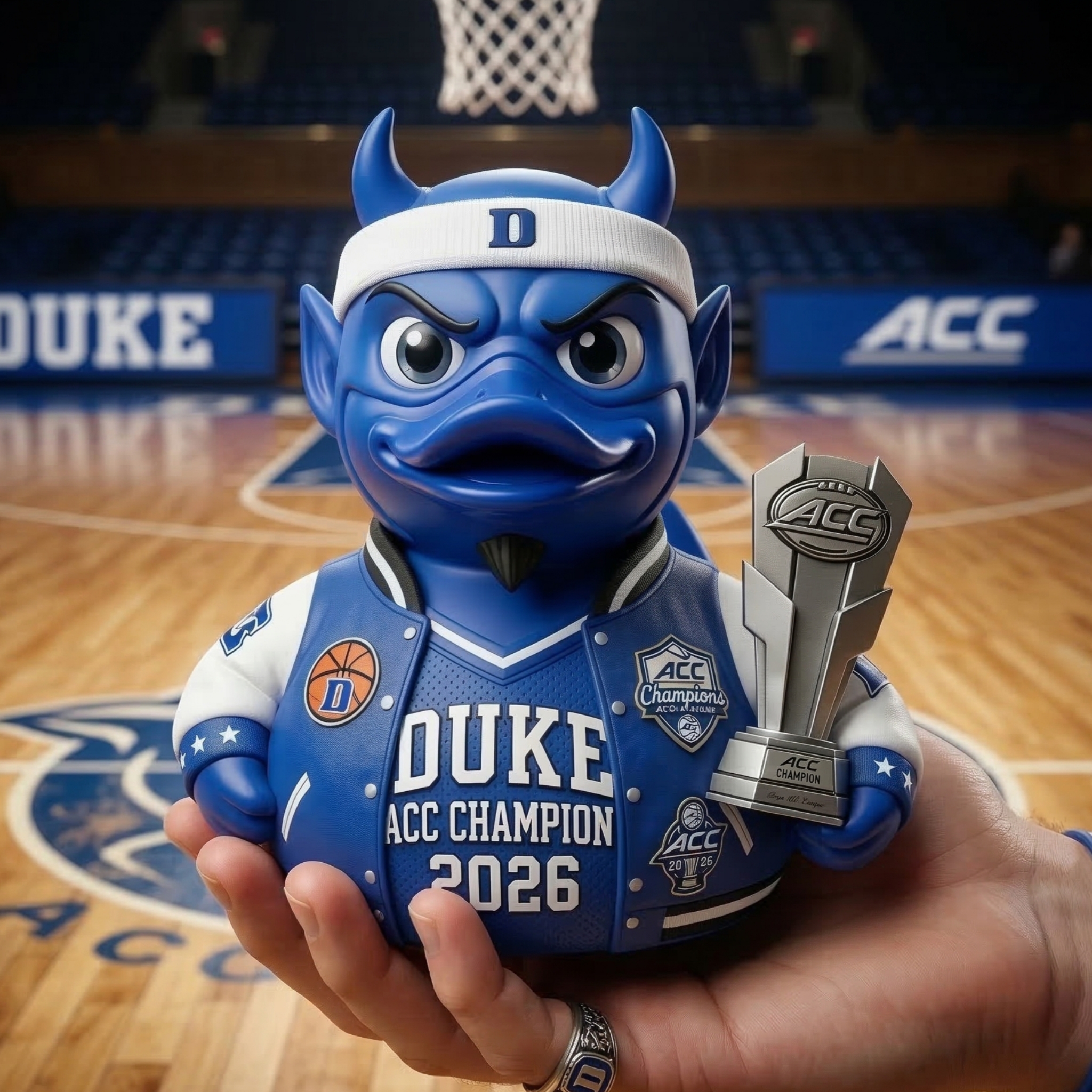 2026 ACC Champion Duke Blue Devil Rubber Duck | Limited-Edition Fan Collectible