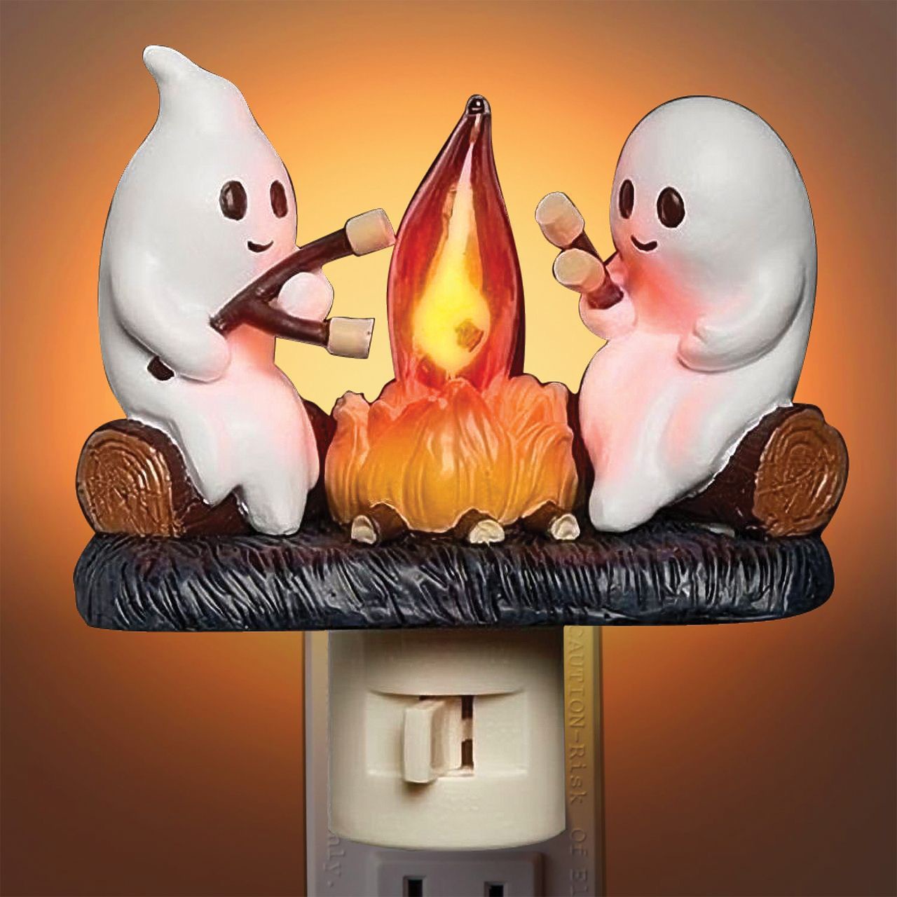 🎅🔥Christmas Santa Claus Campfire Nightlight
