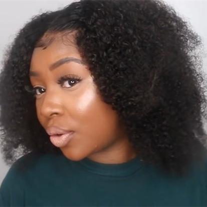 NEW Afro Wig Short Curly Black Brown Wigs for Women