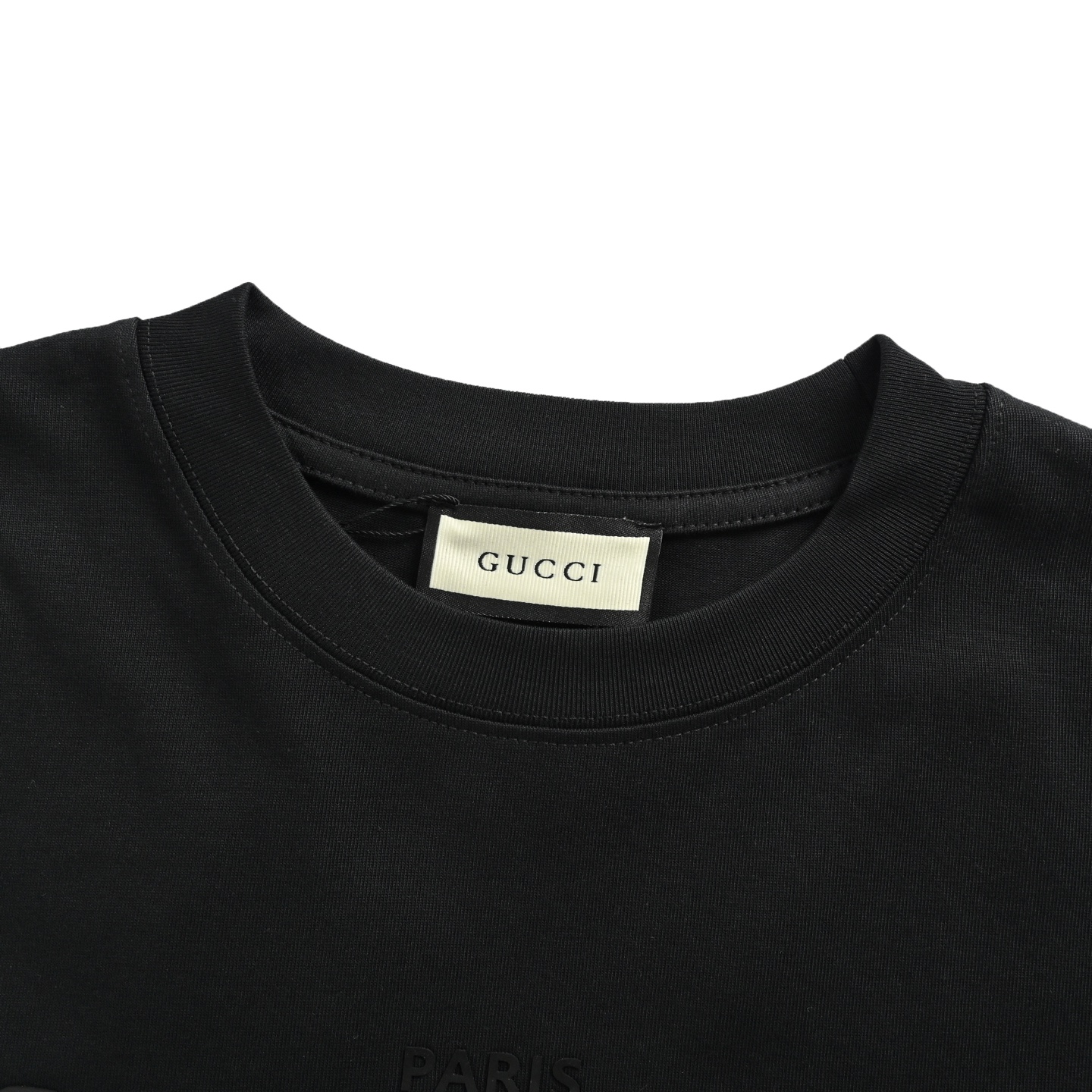 Gucci 25ss denim patch lettering short sleeve