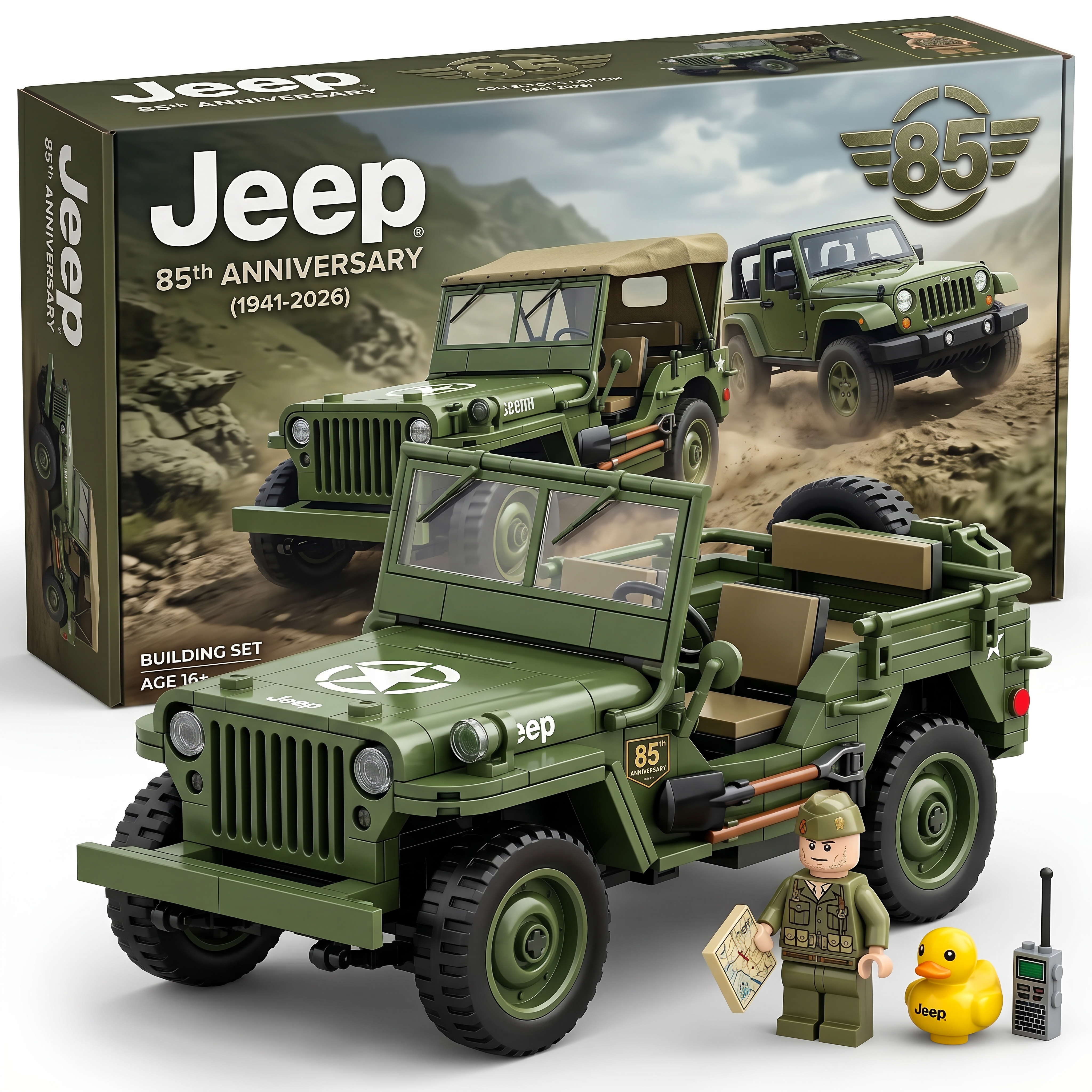 Jeep 85th Anniversary Collector’s Edition Building Set