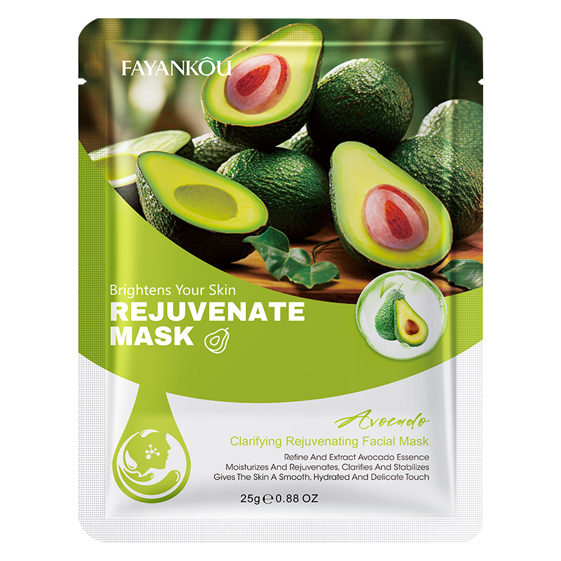 Plant fruit mask moisturizes and hydrates the skin, deeply soothes the skin, and provides long-lasting moisturizing