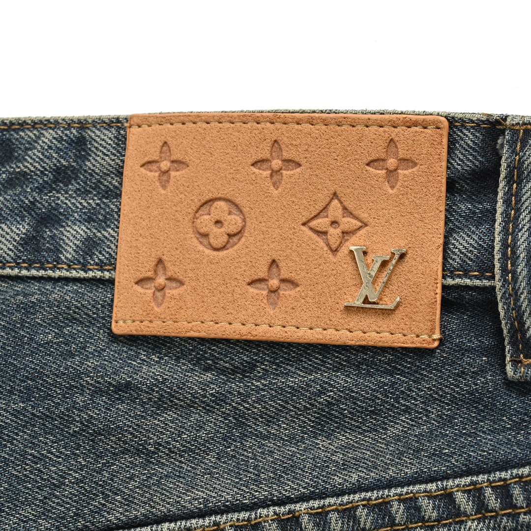 Louis Vuitton 23Fw tooling embroidered jeans