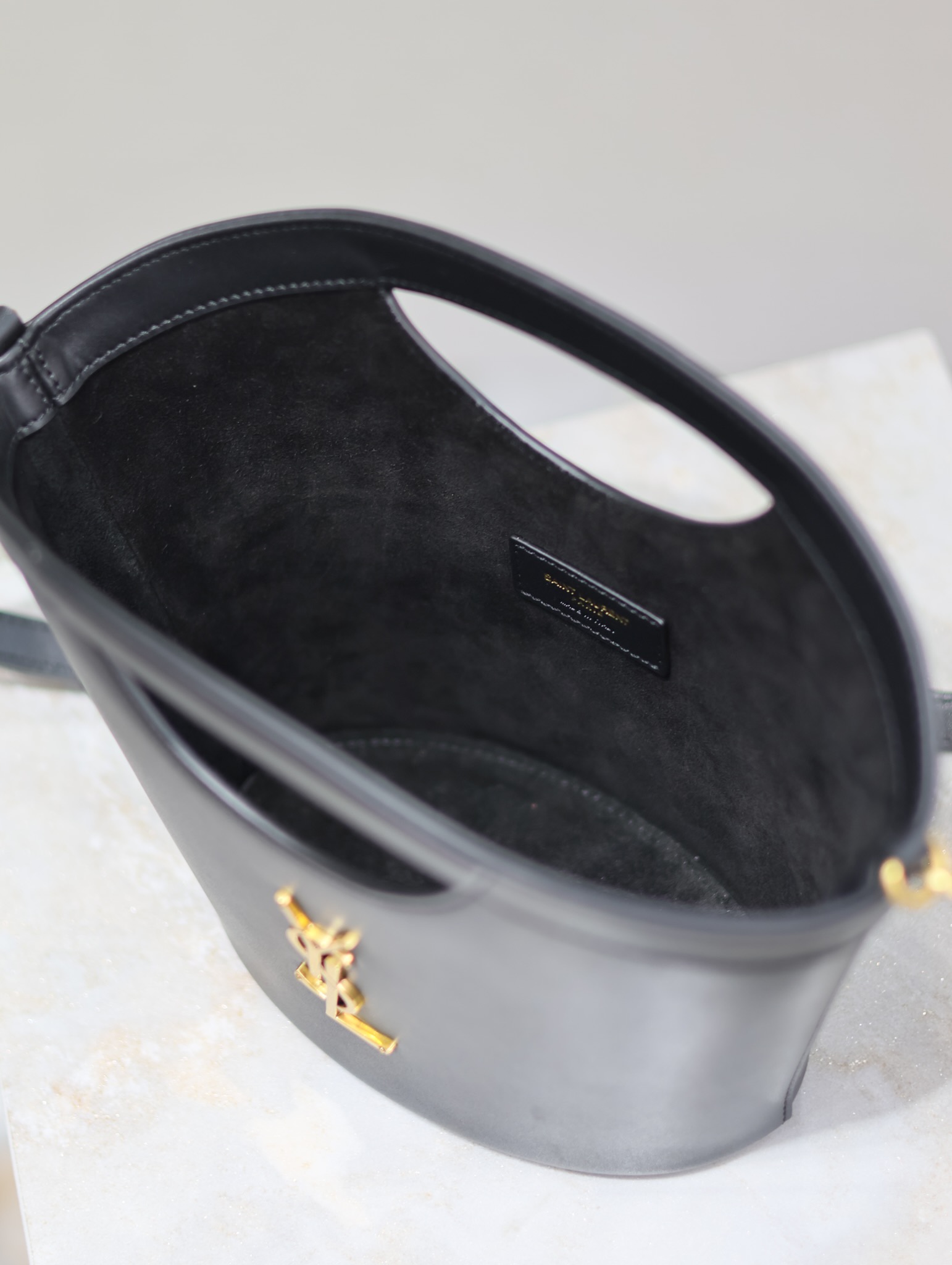 Yves Saint Laurent tote fan-shaped basket bag 791069