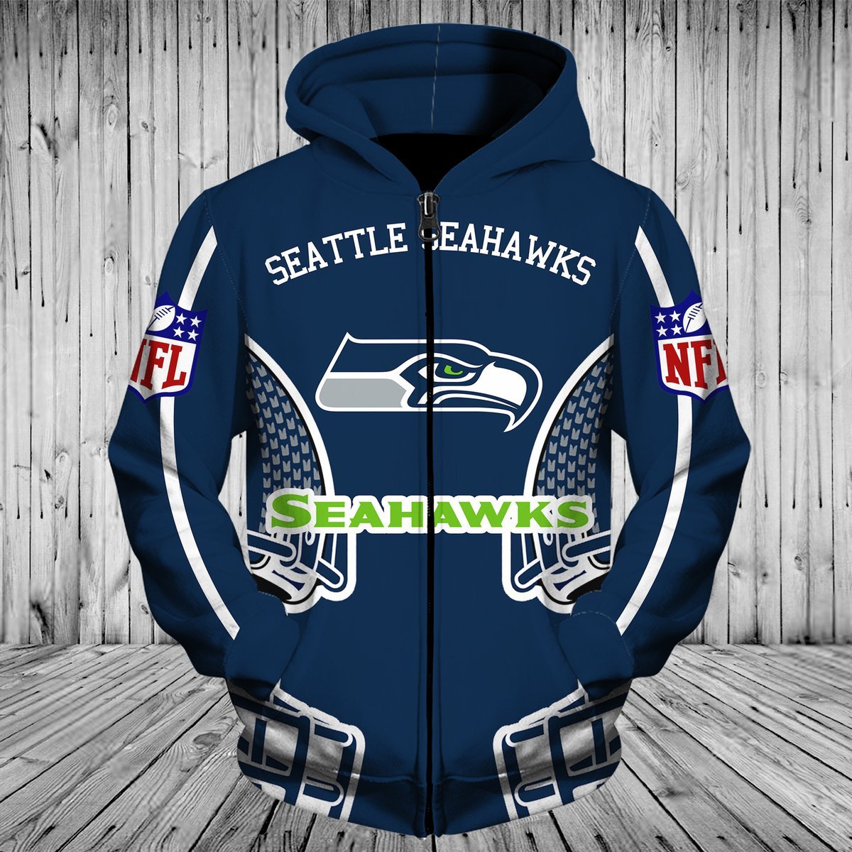 SEAHAWKS 3D HOODIE 19