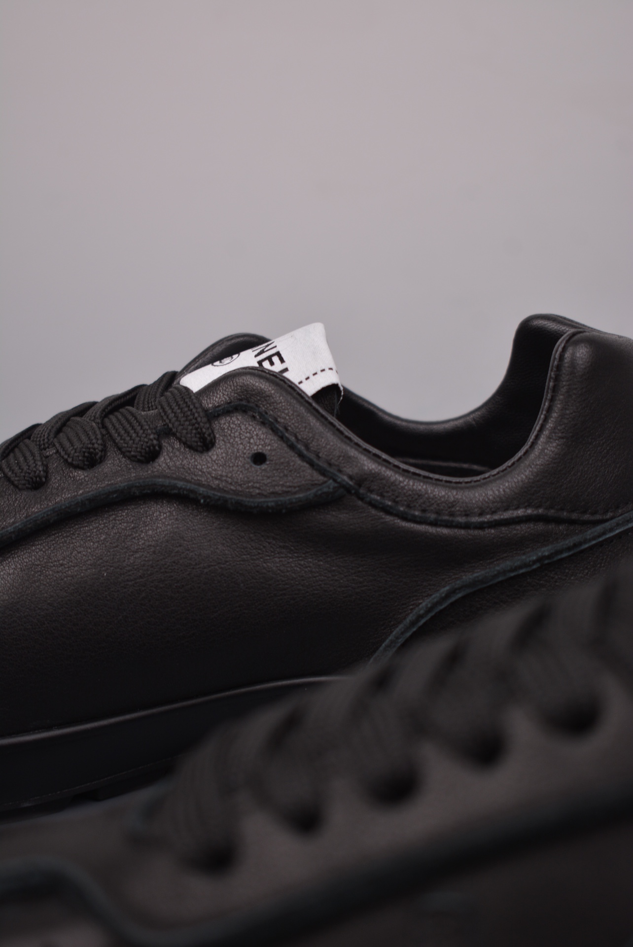 Chanel A25 CC Calfskin Trainers Sneaker Black