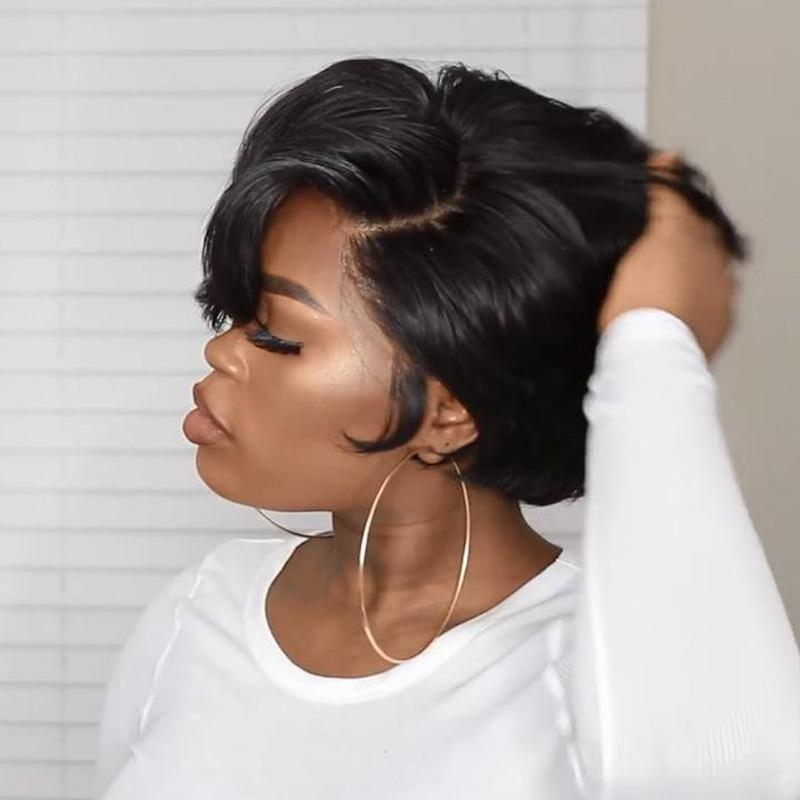 LunaWig N16 Sassy Short Curly Cropped Hair Wig for Black Women