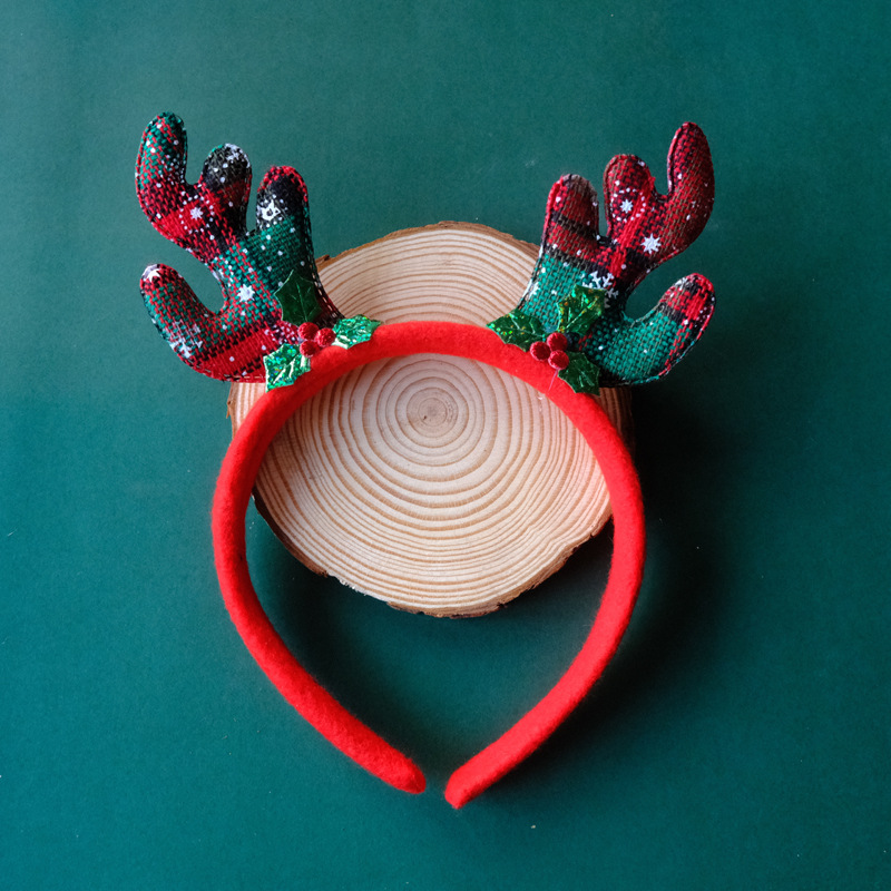 Christmas headband Christmas Headband Cartoon light up headband Christmas hairpin Christmas gift