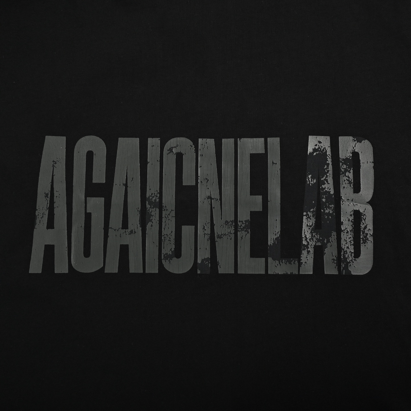 Balenciaga cracked anti-letter print short sleeve