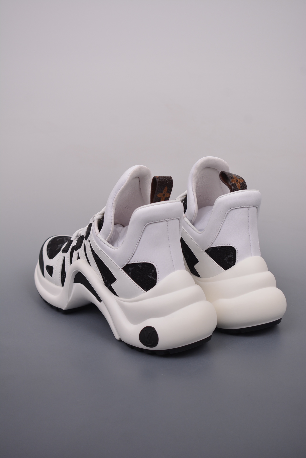 Louis Vuitton Archlight Sneakers Black and White Jacquard