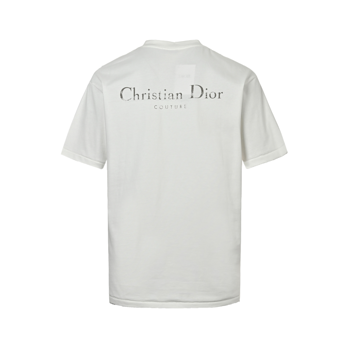 Dior 24ss mottled distressed letter hole short sleeve