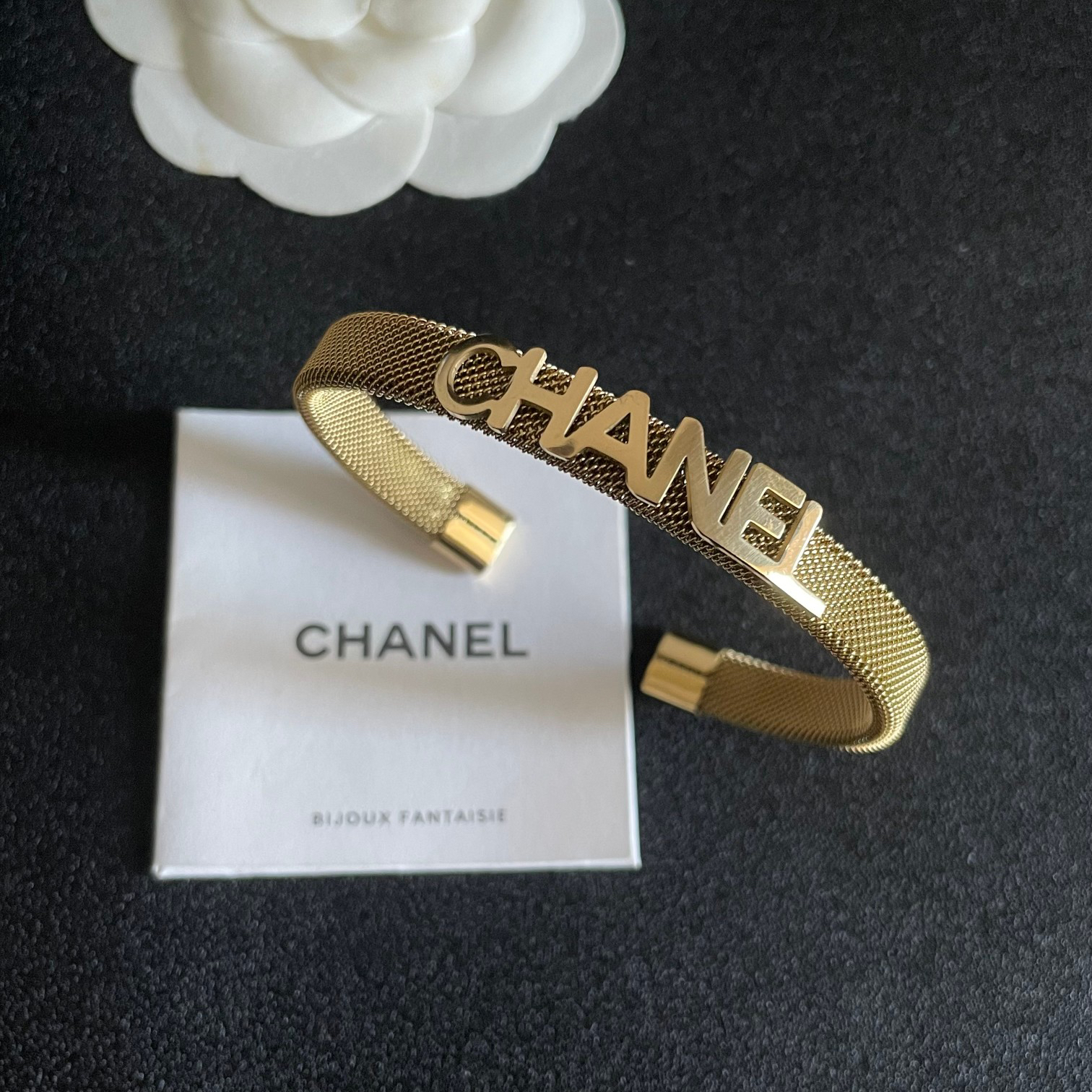 Chanel 3D Font Bracelet
