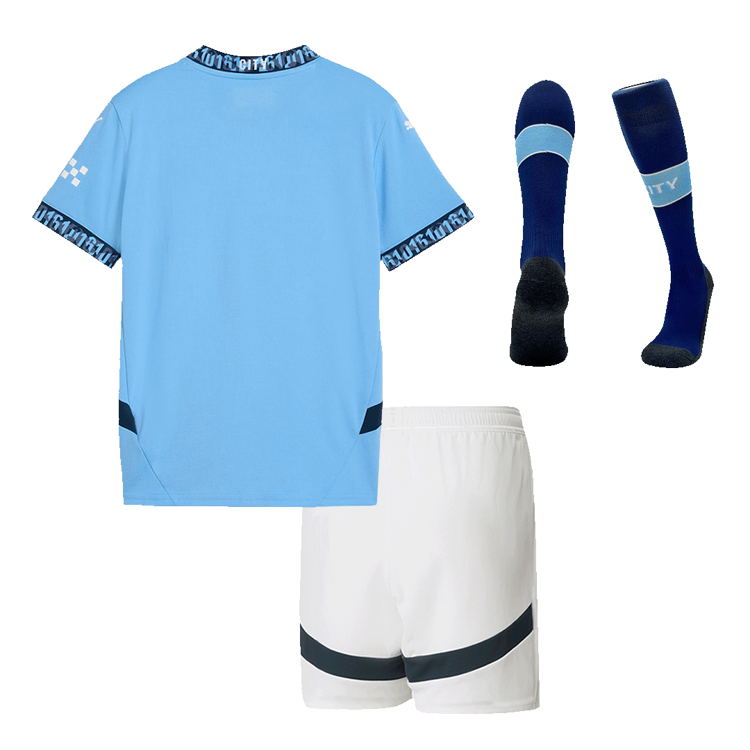 Manchester City Kids Football Kit (Shirt+Shorts+Socks) 2024/25