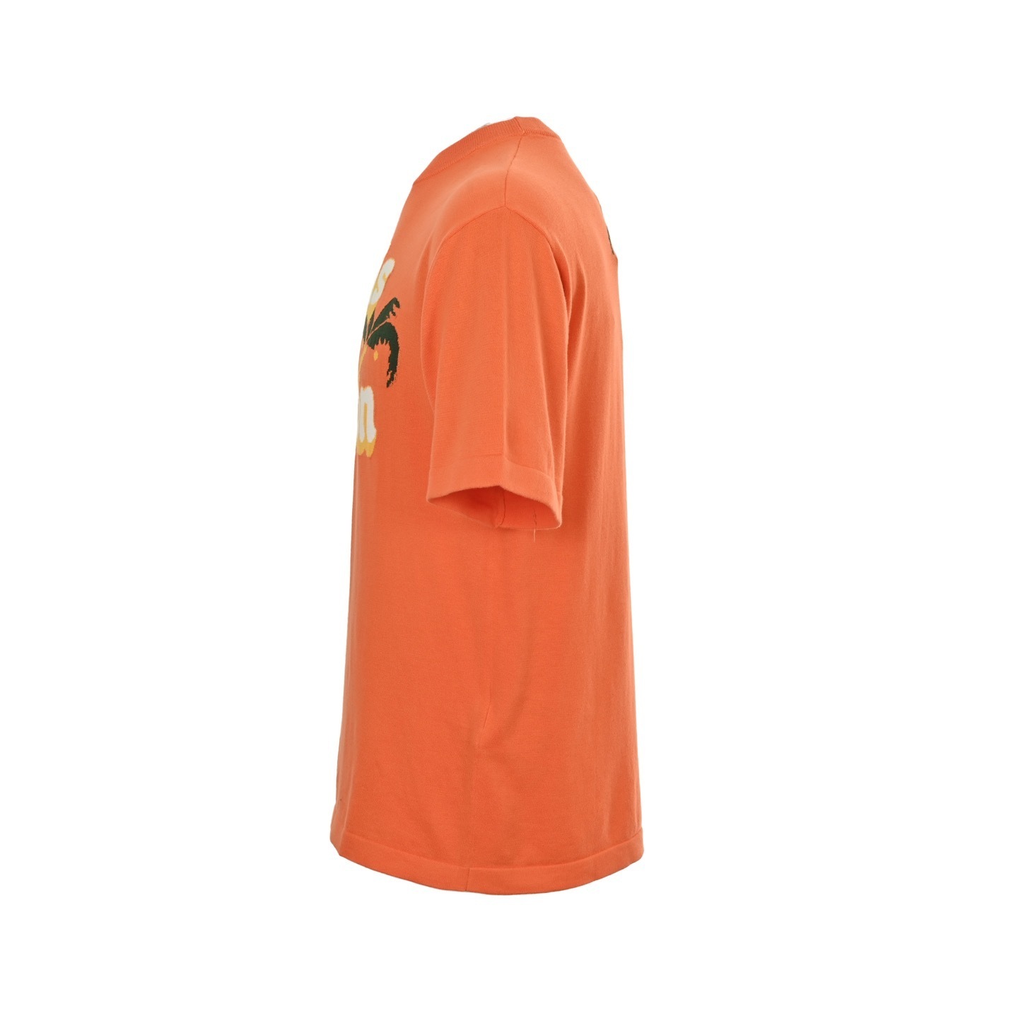 Louis Vuitton 25ss coconut jacquard orange knitted short sleeve