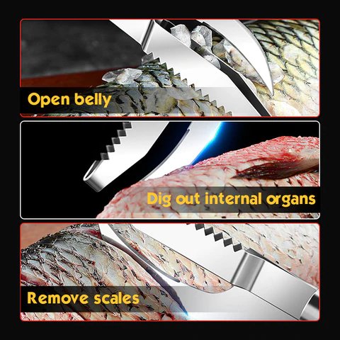 (💥Last Day Promotions-50% OFF)-Fish Knife Cut/Scrape/Dig 3-in-1--BUY 2 GET 1 FREE NOW