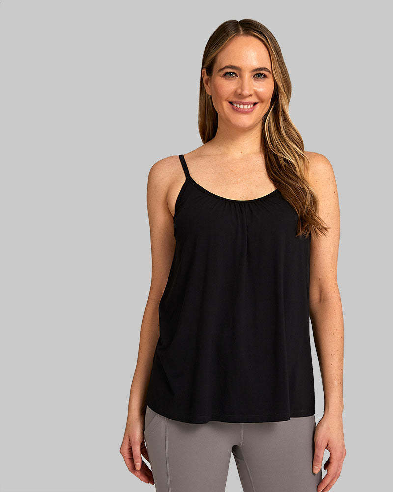 ON SALE🔥Women Loose-fitting Camisole Tops Built in Bra & Adjustable Straps