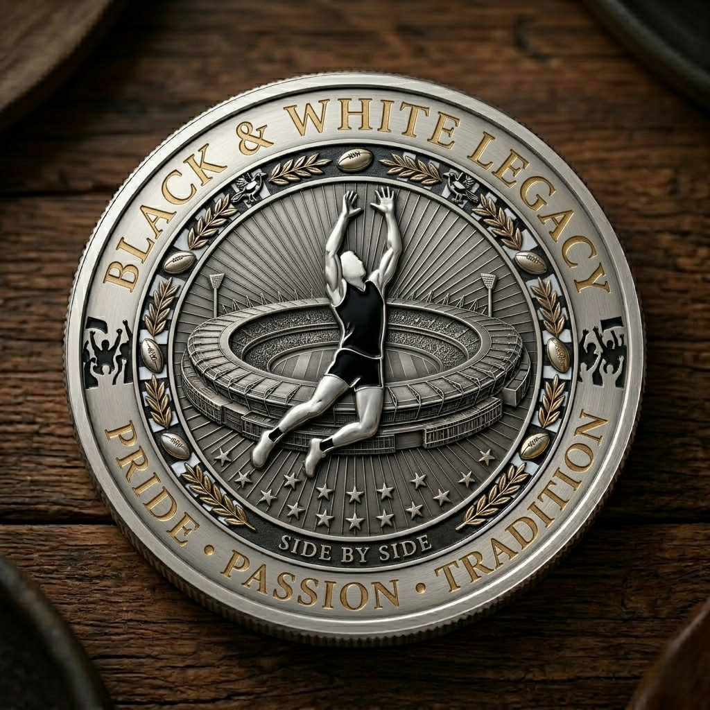 Collingwood Magpie 135th Anniversary Collectible Coin