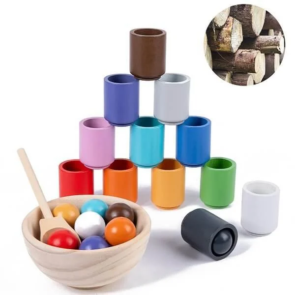 🔥🔥🔥Children's early education educational color recognition classification cup---win at the starting line