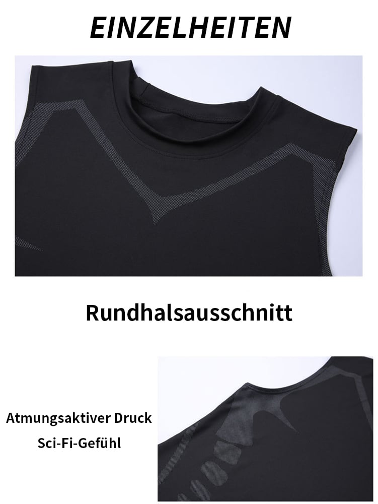 Quick-drying body shaping ionic ice undershirt