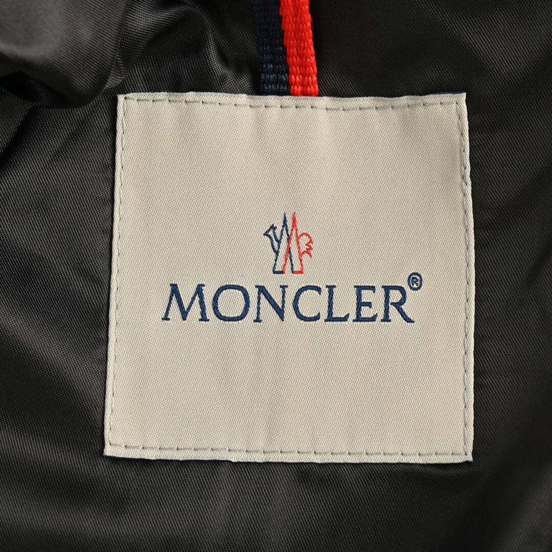 Moncler chest single zipper thin cotton jacket