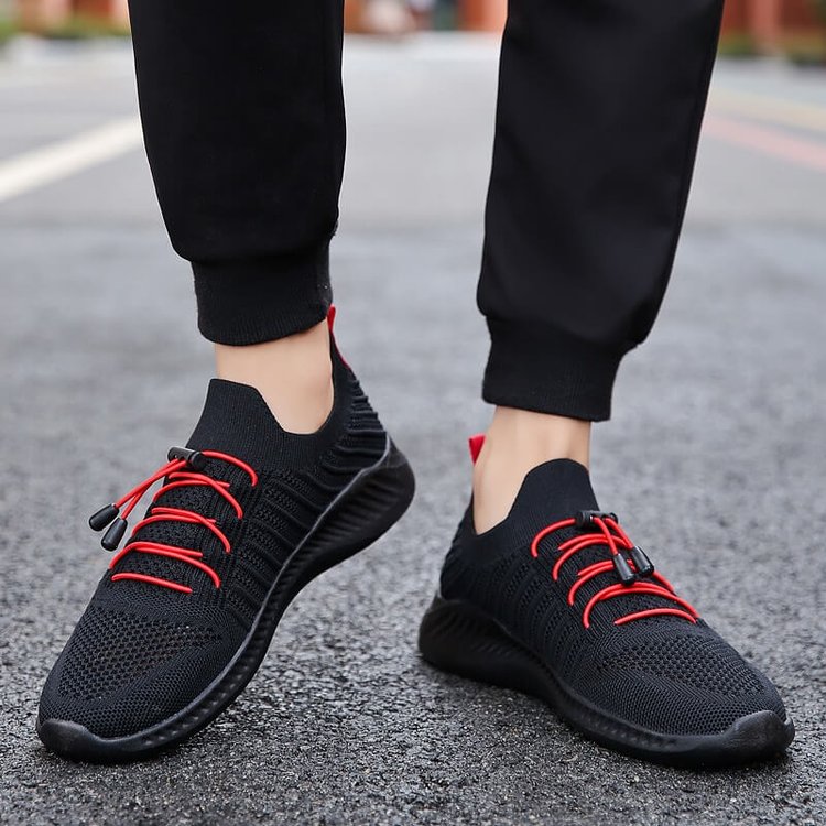 Men's Flying Woven Breathable Trendy Sneakers