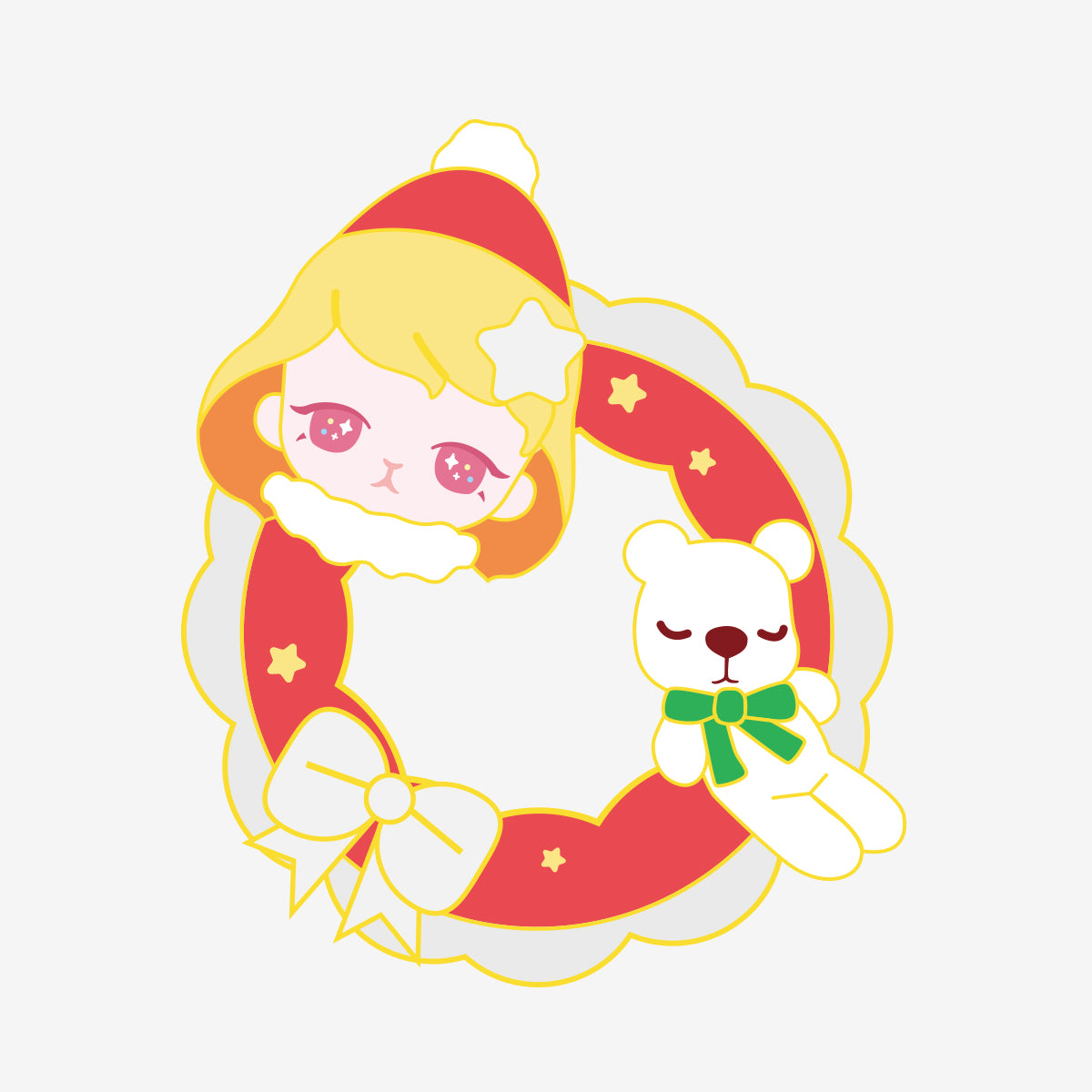 POP MART Bunny Christmas Series-Badge [1 Blind Box]