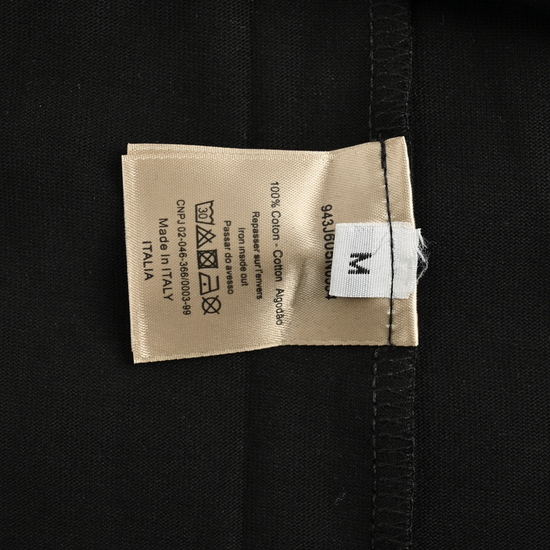 Dior 24ss embroidered pin short sleeve