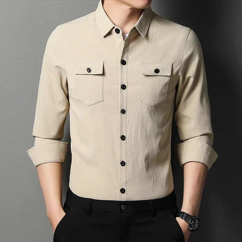 Premium Cotton Button-Up Shirt