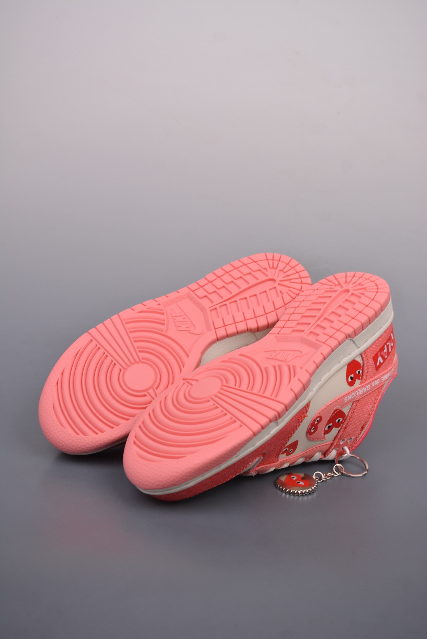 Comme des Garcons x Nike By You SB Dunk Low Retro SP Pink Beige KK1333-023