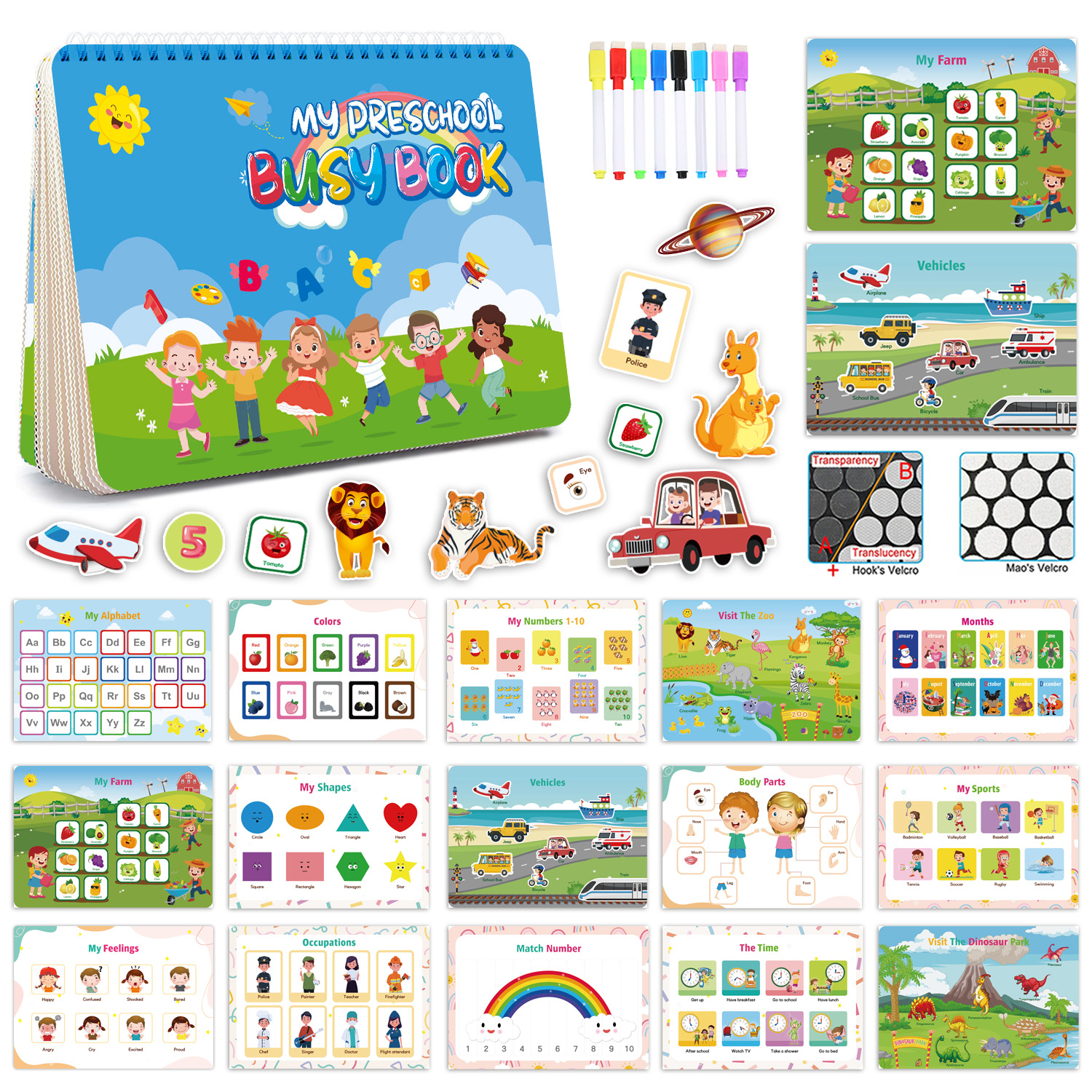 💥Hot Sale Promotion-[SAVE 50% OFF]--2023 Newest Version - A Combination Of Busy Book & Drawing Book--BUY 2 GET 10% OFF & FREE SHIPPING NOW