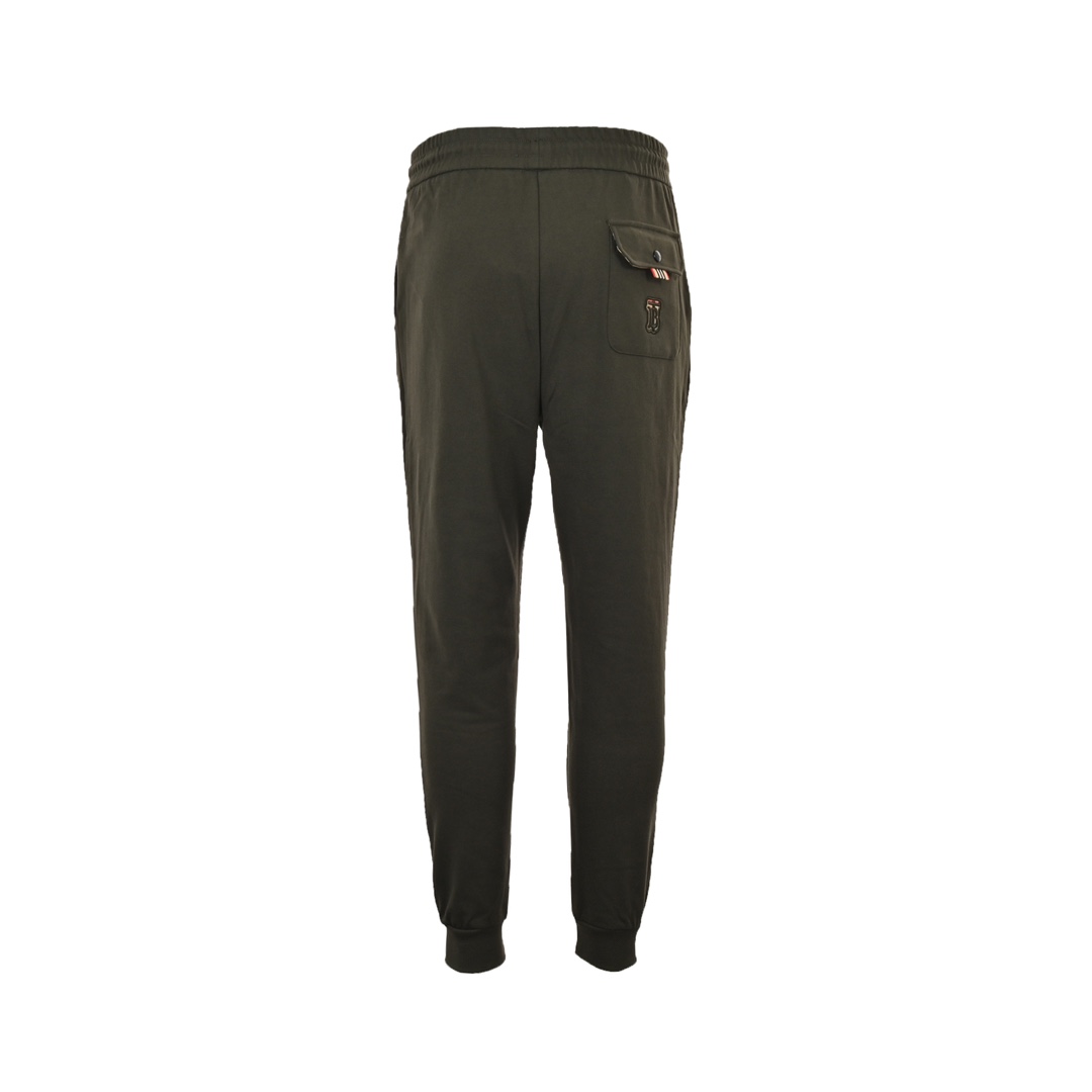 Burberry 24Fw TB check patch 3D embroidered trousers