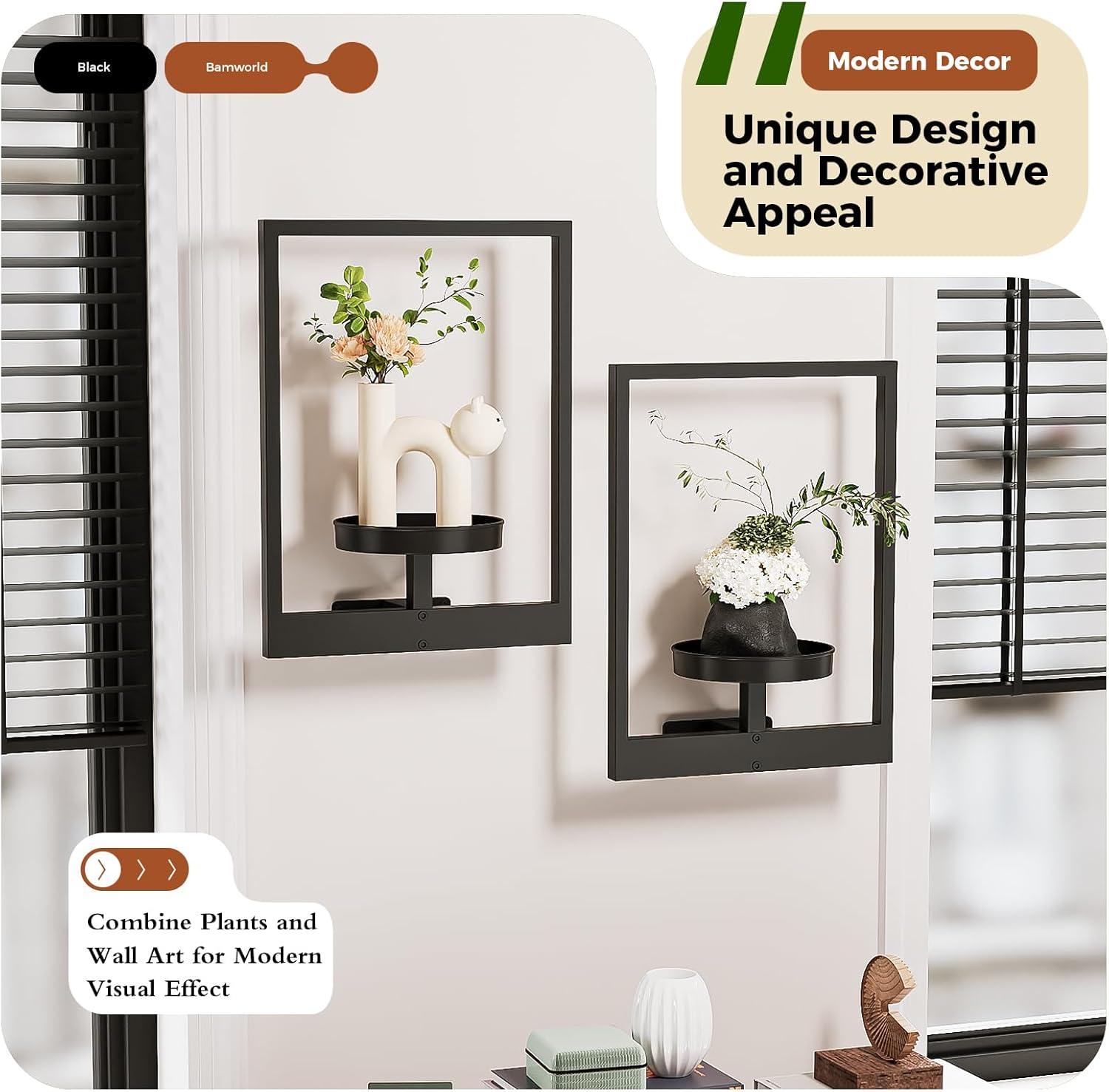 🔥ON SALE🔥Picture Frame Wall Metal Plant Holder